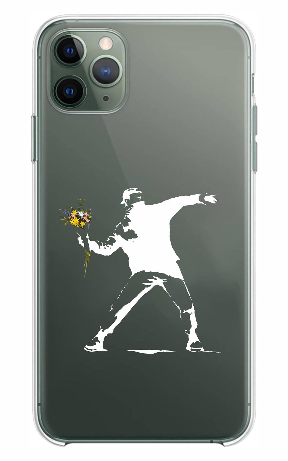 Cover Compatibile Con Tutti i Modelli iPhone - FIORI - Trasparente UltraSottili AntiGraffio Antiurto Case Custodia Marca