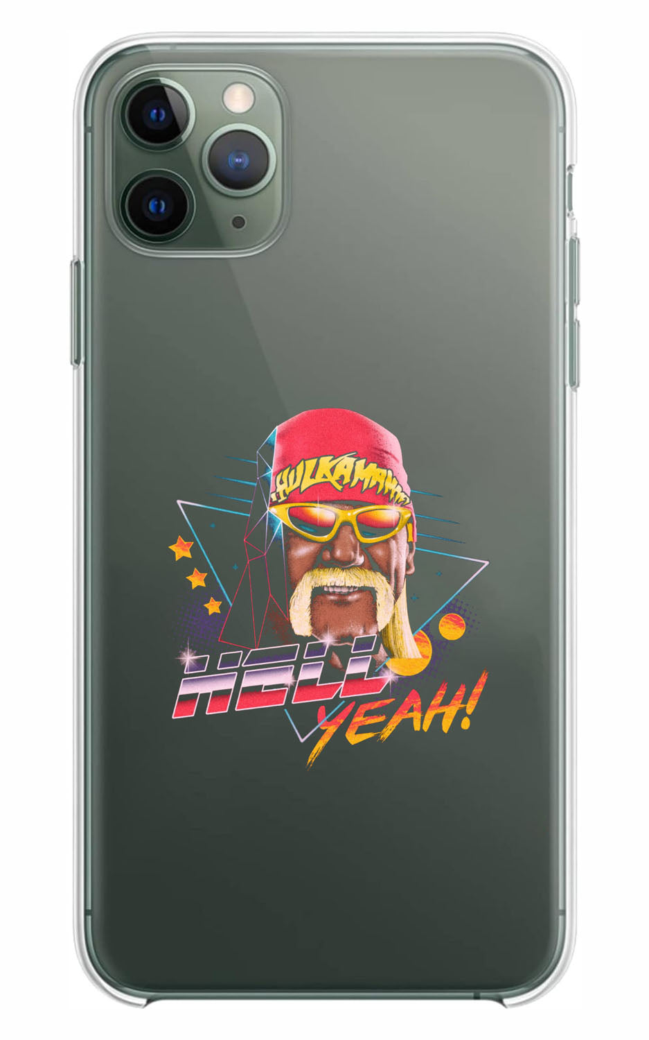 Cover Compatibile Con Tutti i Modelli iPhone - HELL YEAH  - Trasparente UltraSottili AntiGraffio Antiurto Case Custodia Marca - Social Crazy