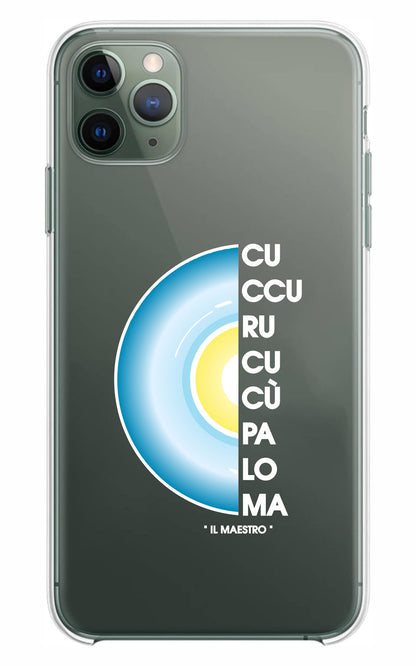 Cover Compatibile Con Tutti i Modelli iPhone - IL MAESTRO - Trasparente UltraSottili AntiGraffio Antiurto Case Custodia Marca