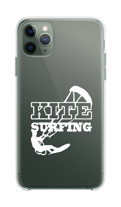Cover Compatibile Con Tutti i Modelli iPhone - KITE SURF - Trasparente UltraSottili AntiGraffio Antiurto Case Custodia Marca
