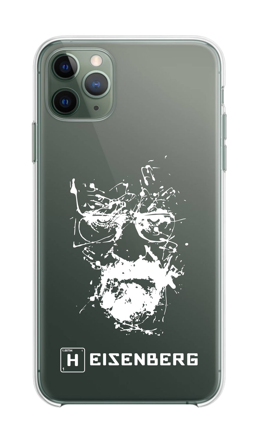 Cover Compatibile Con Tutti i Modelli iPhone - HEISENBERG - Trasparente UltraSottili AntiGraffio Antiurto Case Custodia Marca