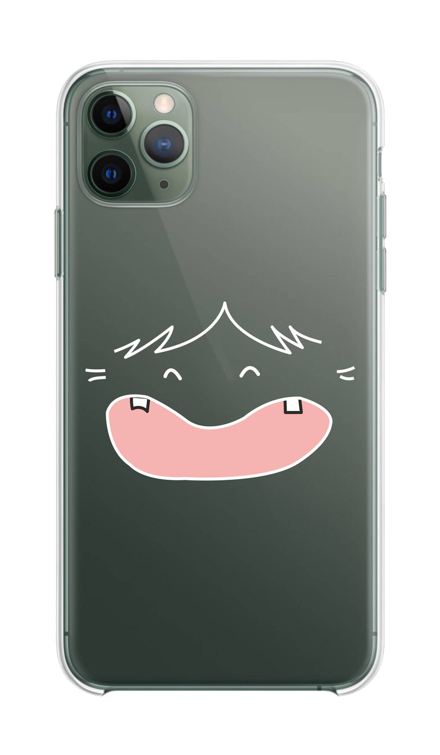 Cover Compatibile Con Tutti i Modelli iPhone - HELLO SPANK LINE ART - Trasparente UltraSottili AntiGraffio Antiurto Case Custodia Marca