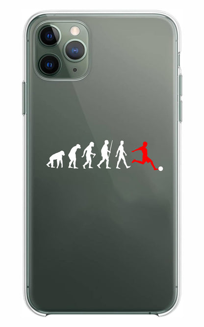 Cover Compatibile Con Tutti i Modelli iPhone - CALCIO EVOLUTION - Trasparente UltraSottili AntiGraffio Antiurto Case Custodia Marca