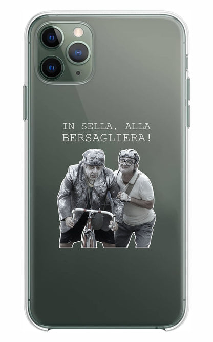 Cover Compatibile Con Tutti i Modelli iPhone - IN SELLA - Trasparente UltraSottili AntiGraffio Antiurto Case Custodia Marca