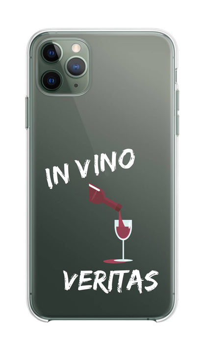 Cover Compatibile Con Tutti i Modelli iPhone - IN VINO VERITAS - Trasparente UltraSottili AntiGraffio Antiurto Case Custodia Marca