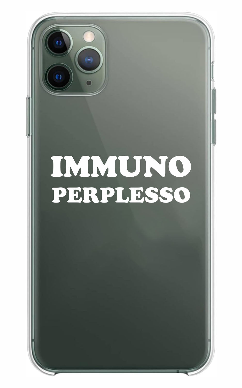 Cover Compatibile Con Tutti i Modelli iPhone - IMMUNO PERPLESSO - Trasparente UltraSottili AntiGraffio Antiurto Case Custodia Marca