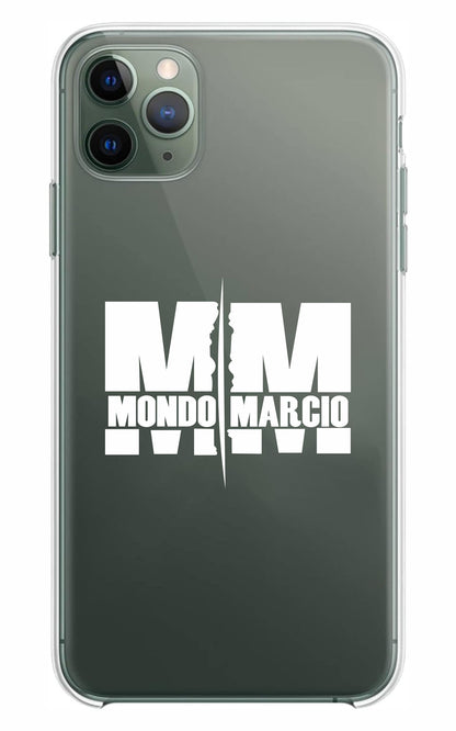 Cover Compatibile Con Tutti i Modelli iPhone - MONDO MARCIO - Trasparente UltraSottili AntiGraffio Antiurto Case Custodia Marca