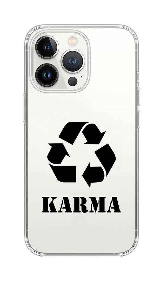 Cover Compatibile Con Tutti i Modelli iPhone - KARMA - Trasparente UltraSottili AntiGraffio Antiurto Case Custodia Marca