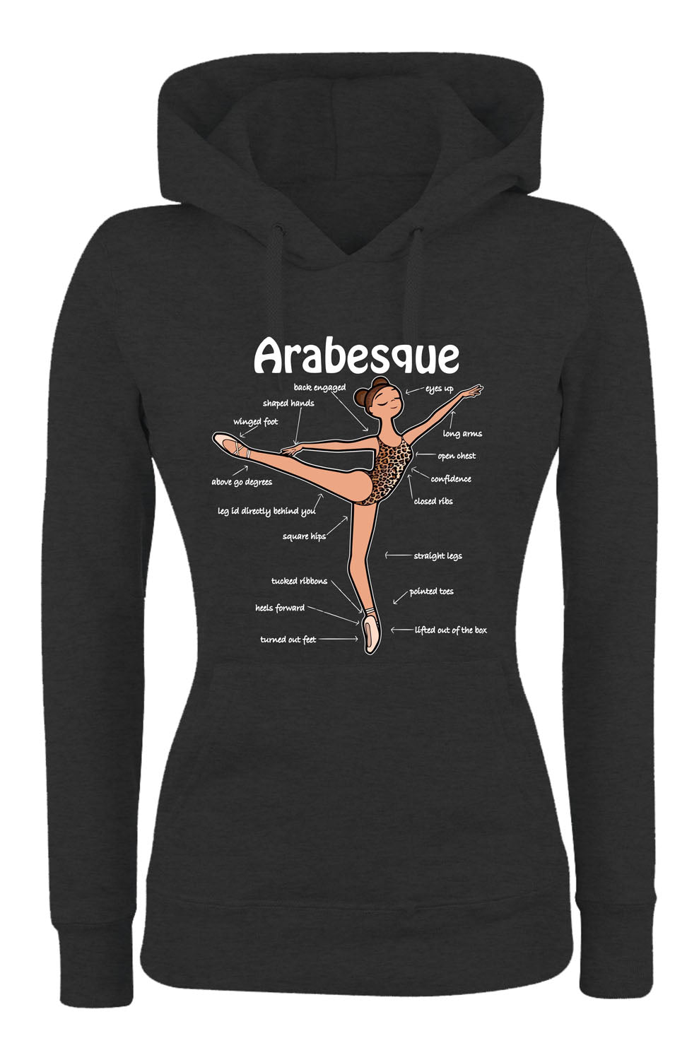 Felpa con cappuccio DONNA & BAMBIN - ARABESQUE - Super vestibilità Top qualità - Social Crazy