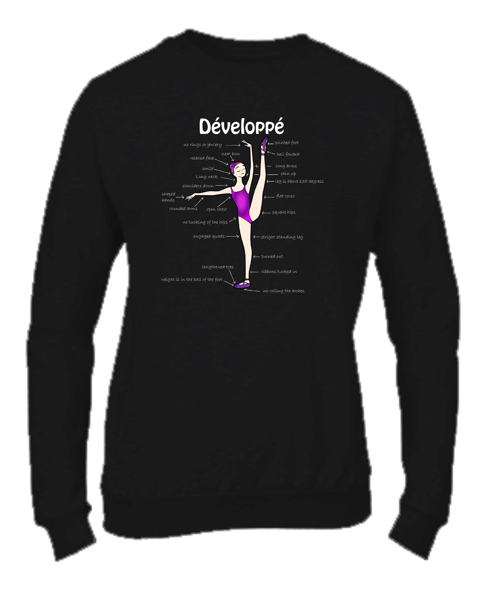 Felpa Girocollo DONNA & BAMBIN - DÈVELOPPÈ - Super vestibilità Top qualità