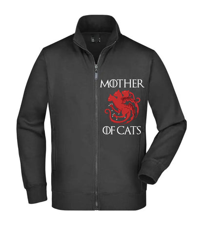 Felpa Unisex Full Zip - MOTHER OF CATS - Super vestibilità Top qualità