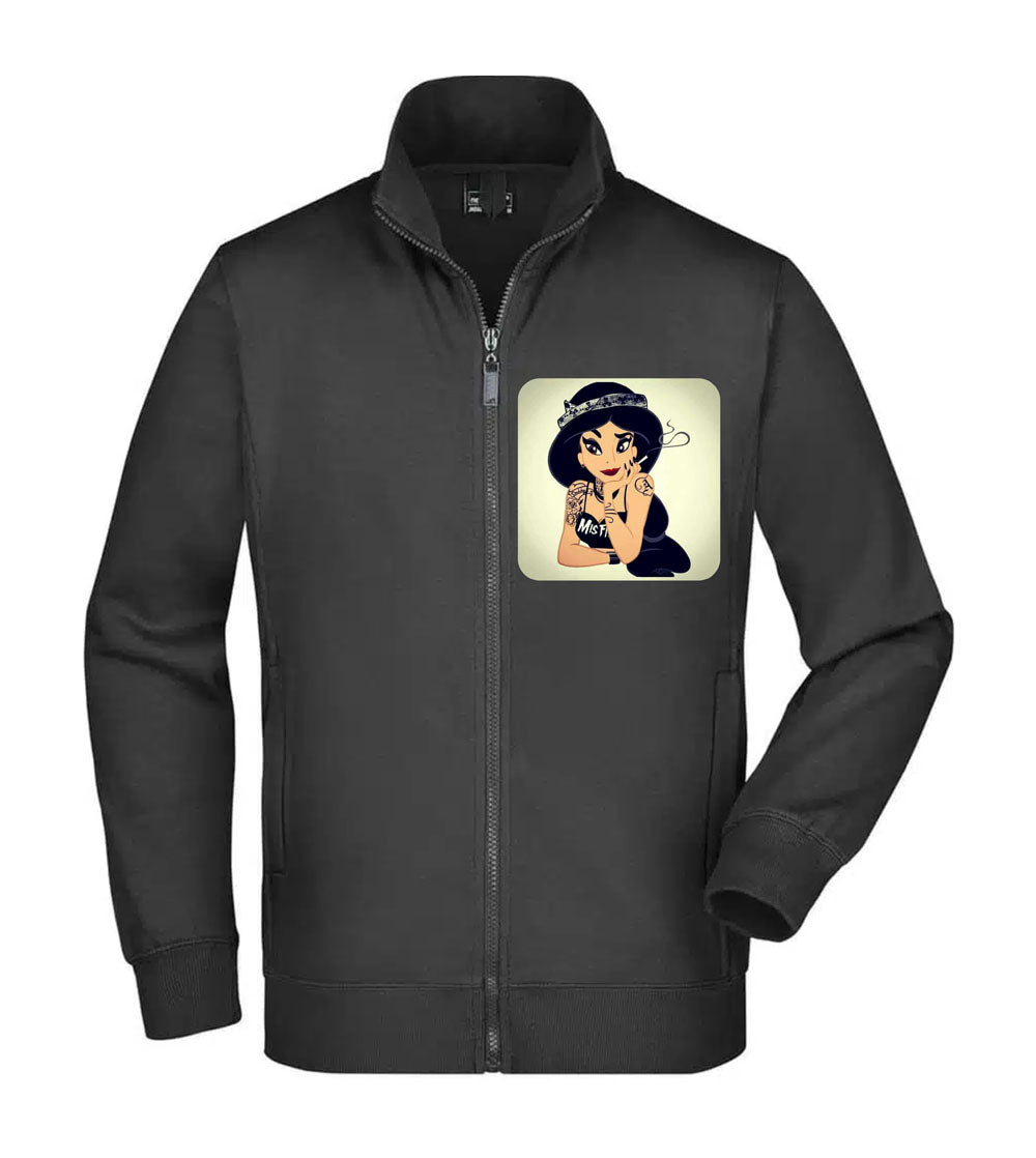 Felpa Unisex Full Zip - BAD JASMINE - Super vestibilità Top qualità