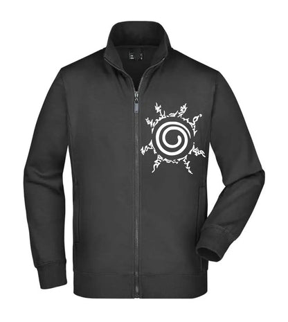 Felpa Unisex Full Zip - NARUTO SIGILLO OTTAGONALE - Super vestibilità Top qualità