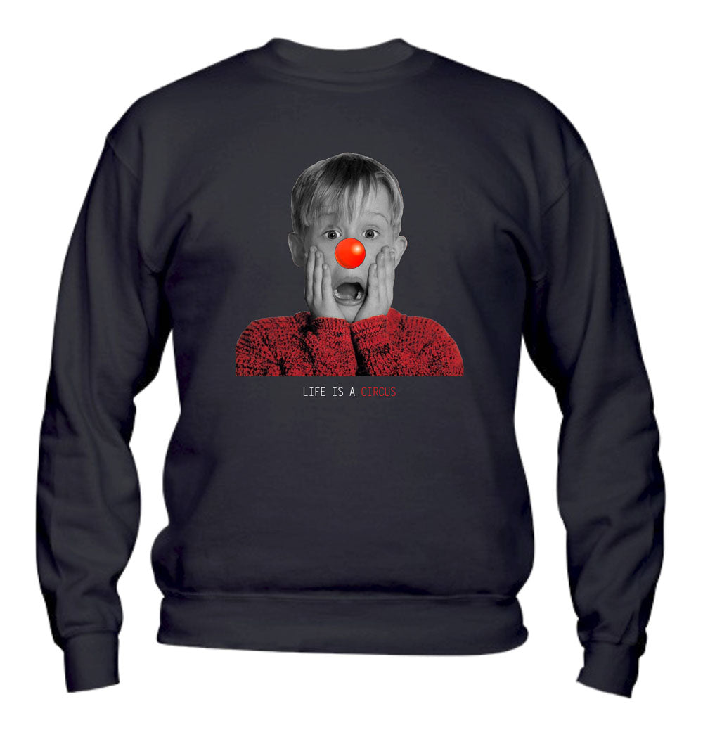 Felpa Girocollo UOMO, DONNA & BAMBIN - MAMMA CIRCUS - Super vestibilità Top qualità