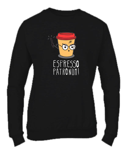 Felpa Girocollo UOMO, DONNA & BAMBIN - ESPRESSO PATRONUM - Super vestibilità Top qualità