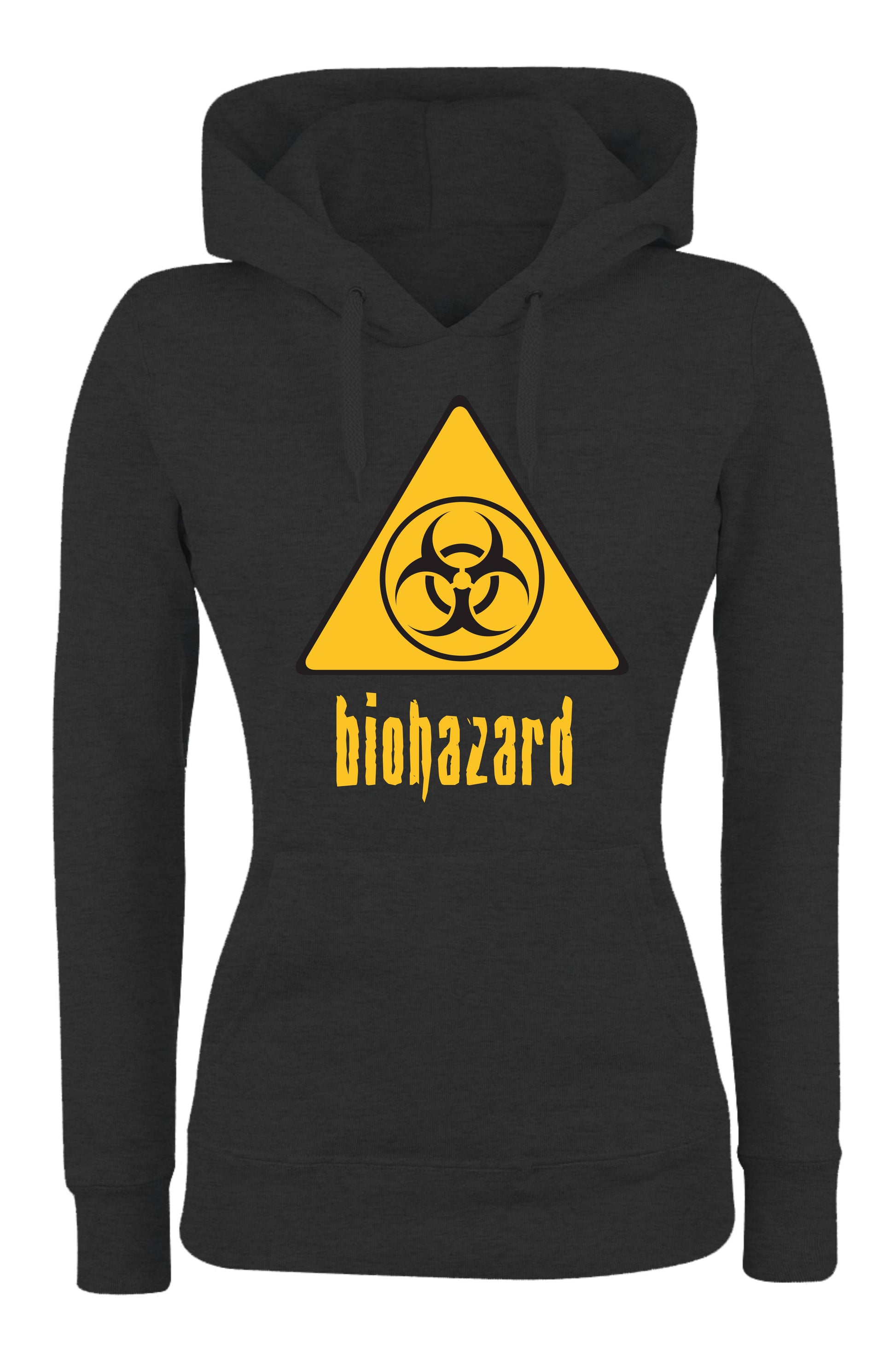 Felpa con cappuccio UOMO, DONNA & BAMBIN - BIOHAZARD - Super vestibilità Top qualità - Social Crazy