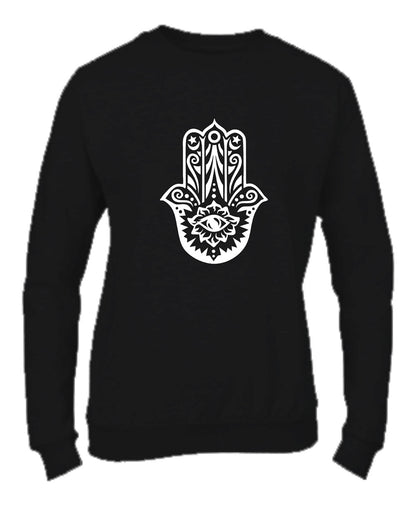 Felpa Girocollo UOMO, DONNA & BAMBIN - MANO DI FATIMA - Super vestibilità Top qualità