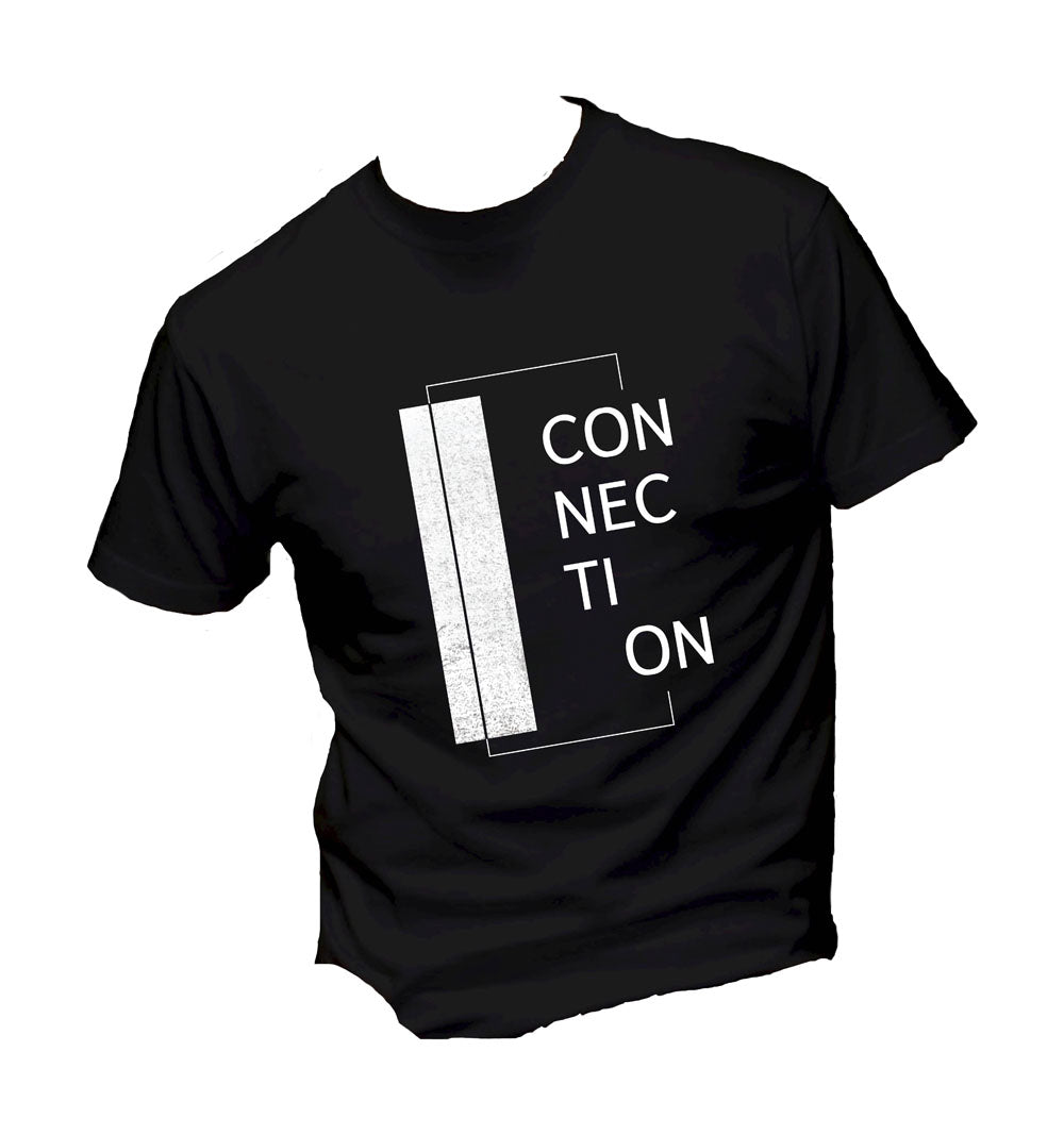 T-Shirt Uomo, Donna & Bambino - CONNECTION - Maglietta Maglia Tshirt Super vestibilità Top qualità
