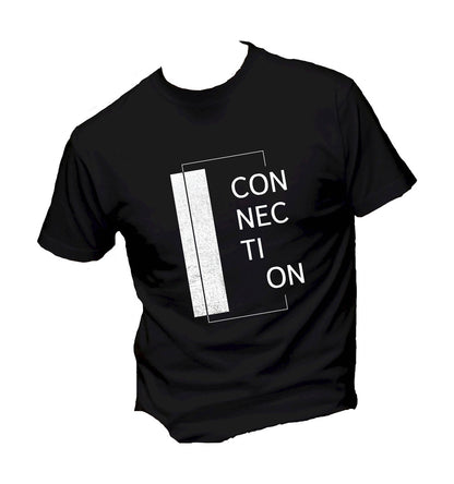 T-Shirt Uomo, Donna & Bambino - CONNECTION - Maglietta Maglia Tshirt Super vestibilità Top qualità