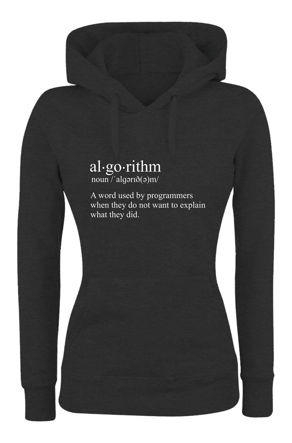 Felpa con cappuccio UOMO, DONNA & BAMBIN - ALGORITHM - Super vestibilità Top qualità - Social Crazy