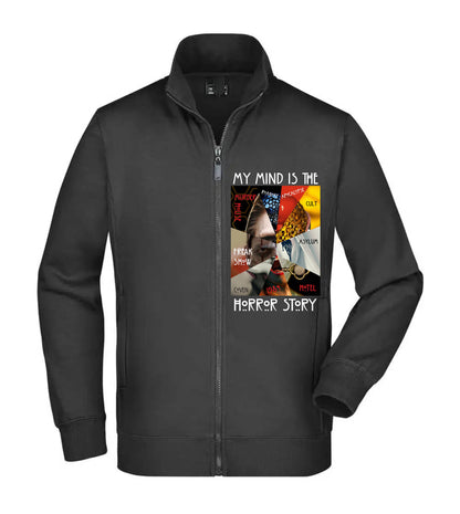 Felpa Unisex Full Zip - MY MIND IS THE HORROR STORY - Super vestibilità Top qualità