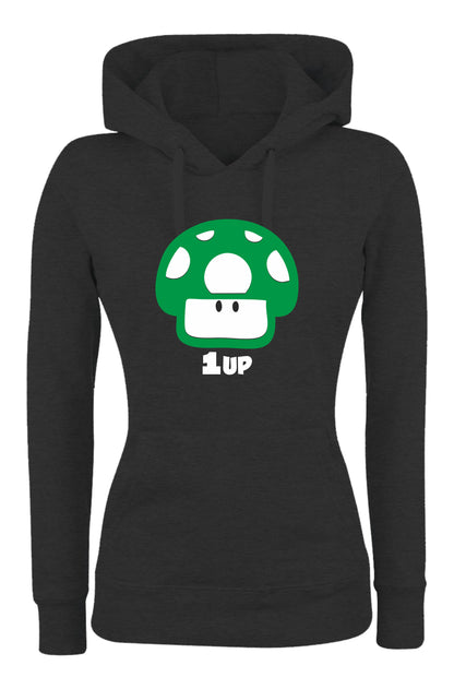 Felpa con cappuccio UOMO, DONNA & BAMBIN - 1 UP - Super vestibilità Top qualità - Social Crazy