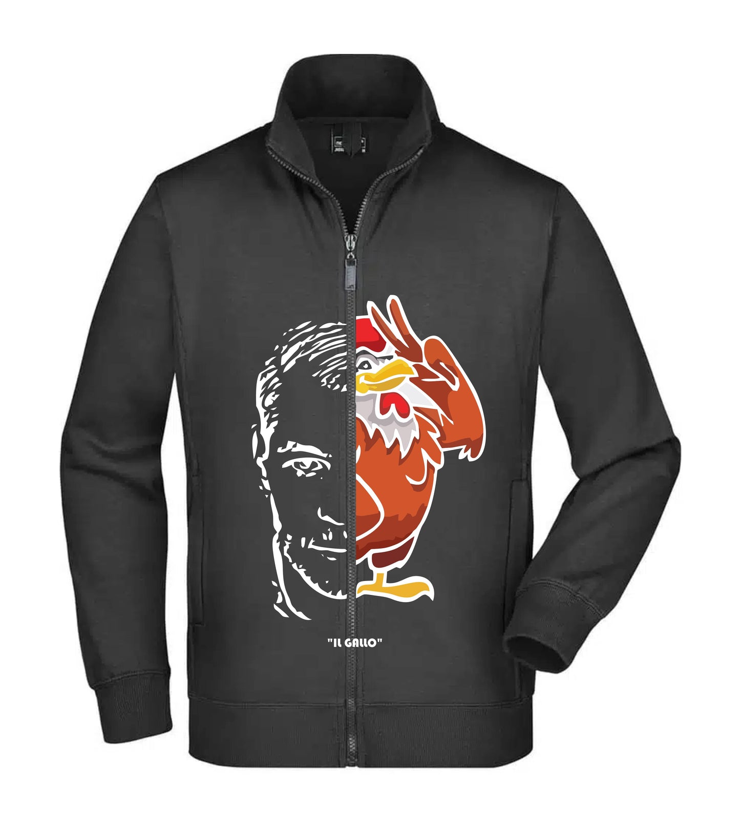 Felpa Unisex Full Zip - IL GALLO - Super vestibilità Top qualità