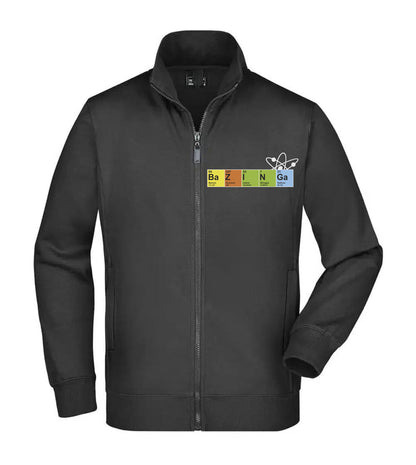 Felpa Unisex Full Zip - BAZINGA CHIMICA - Super vestibilità Top qualità - Social Crazy