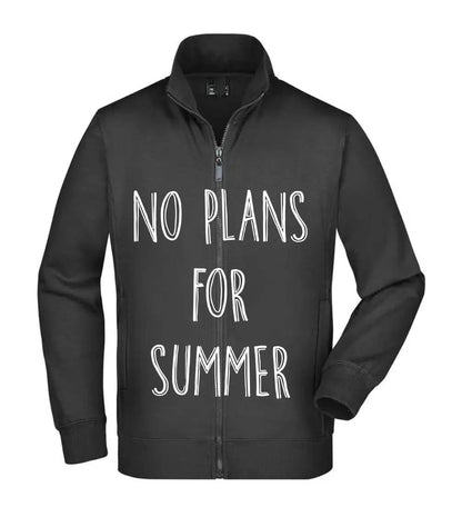 Felpa Unisex Full Zip - NO PLANS FOR SUMMER - Super vestibilità Top qualità