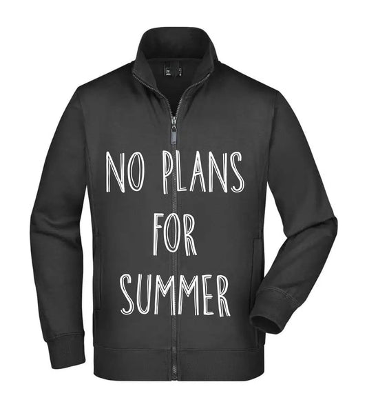 Felpa Unisex Full Zip - NO PLANS FOR SUMMER - Super vestibilità Top qualità