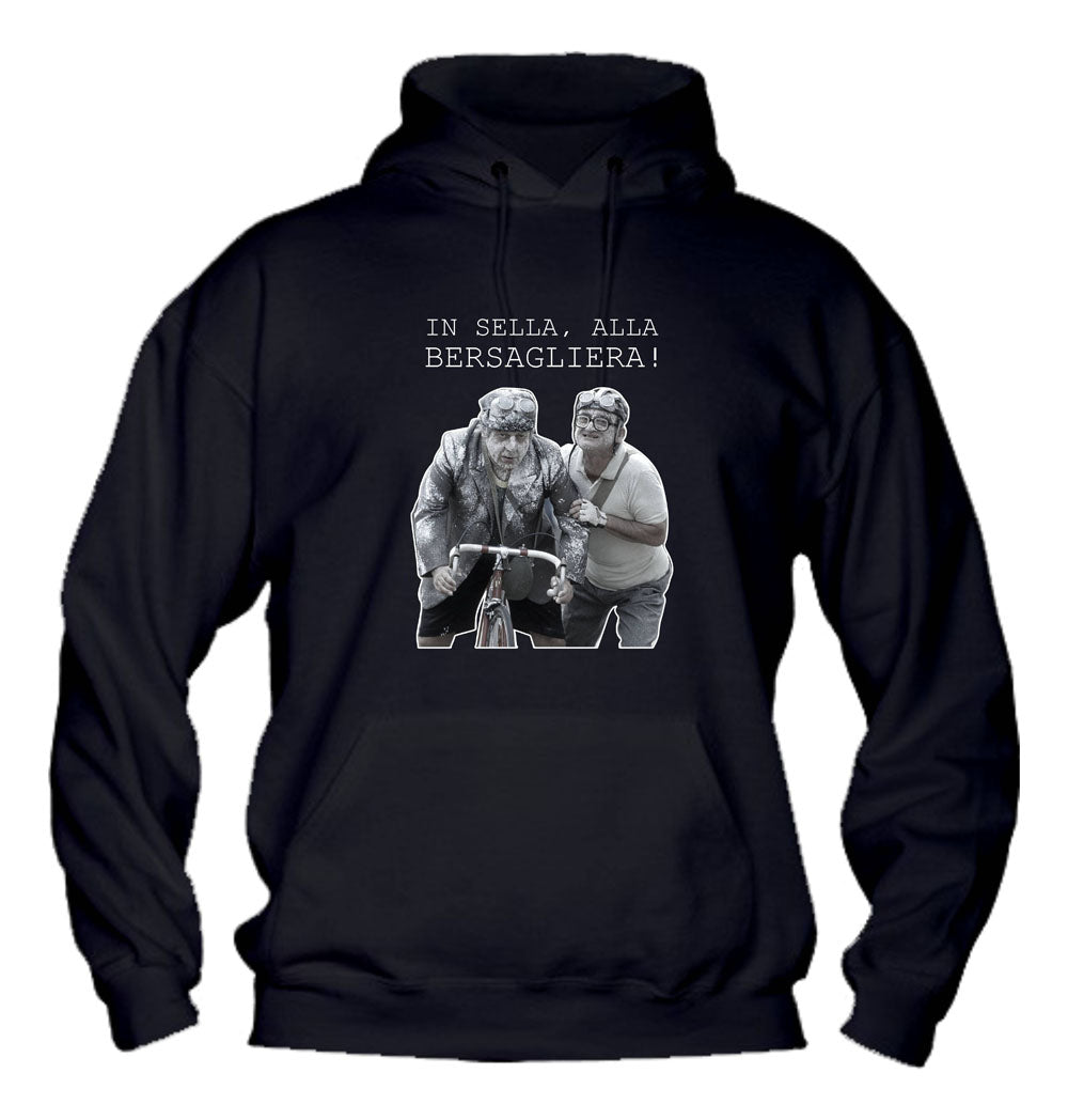 Felpa con cappuccio UOMO, DONNA & BAMBIN - IN SELLA - Super vestibilità Top qualità