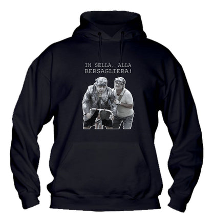 Felpa con cappuccio UOMO, DONNA & BAMBIN - IN SELLA - Super vestibilità Top qualità