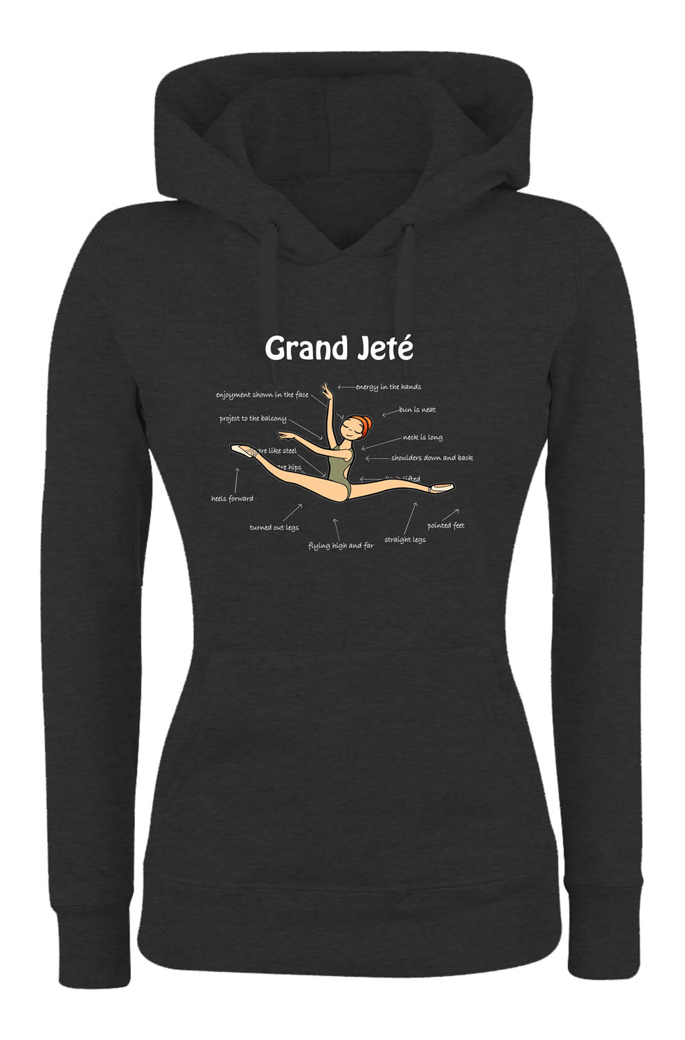 Felpa con cappuccio DONNA & BAMBIN - GRAND JETÈ - Super vestibilità Top qualità