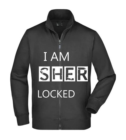 Felpa Unisex Full Zip - I AM SHERLOCKED - Super vestibilità Top qualità