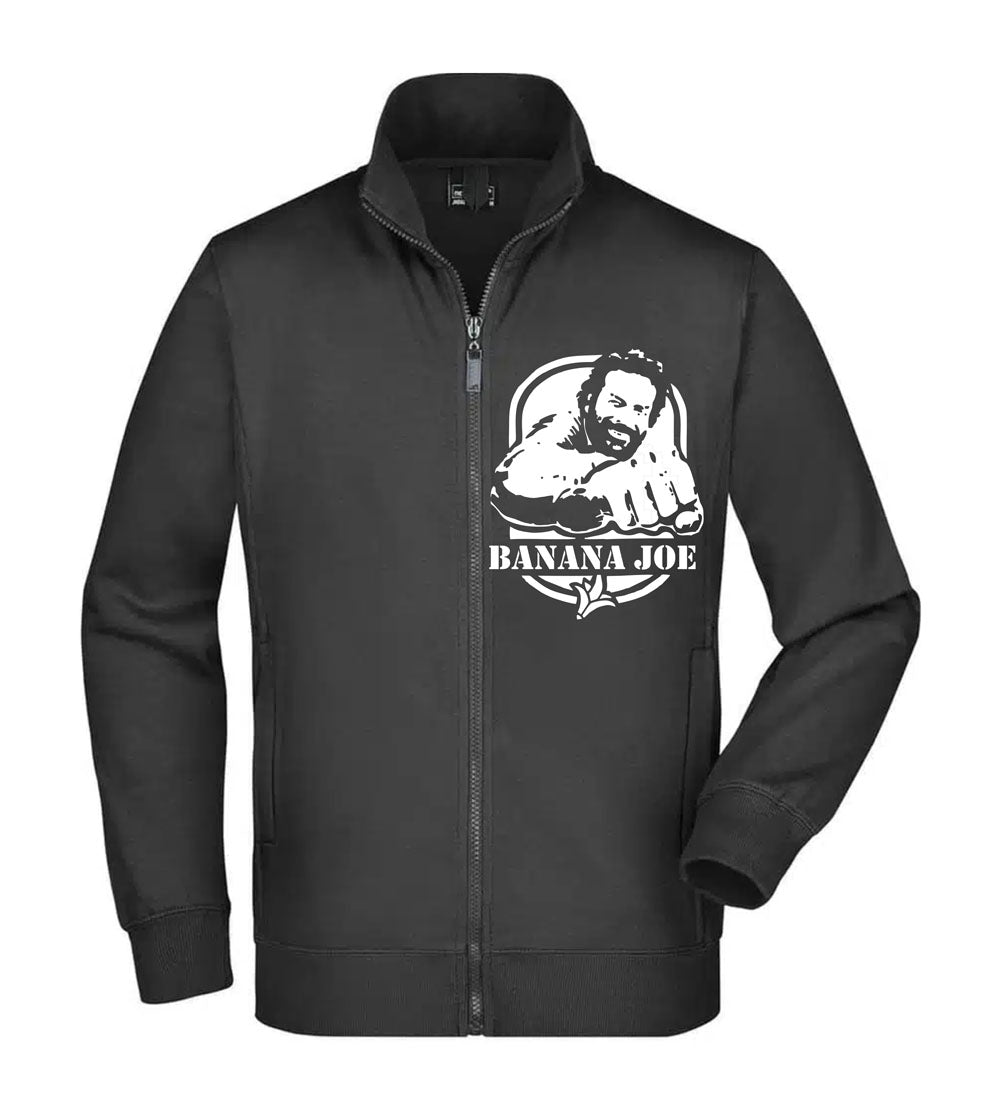 Felpa Unisex Full Zip - BANANA JOE - Super vestibilità Top qualità - Social Crazy