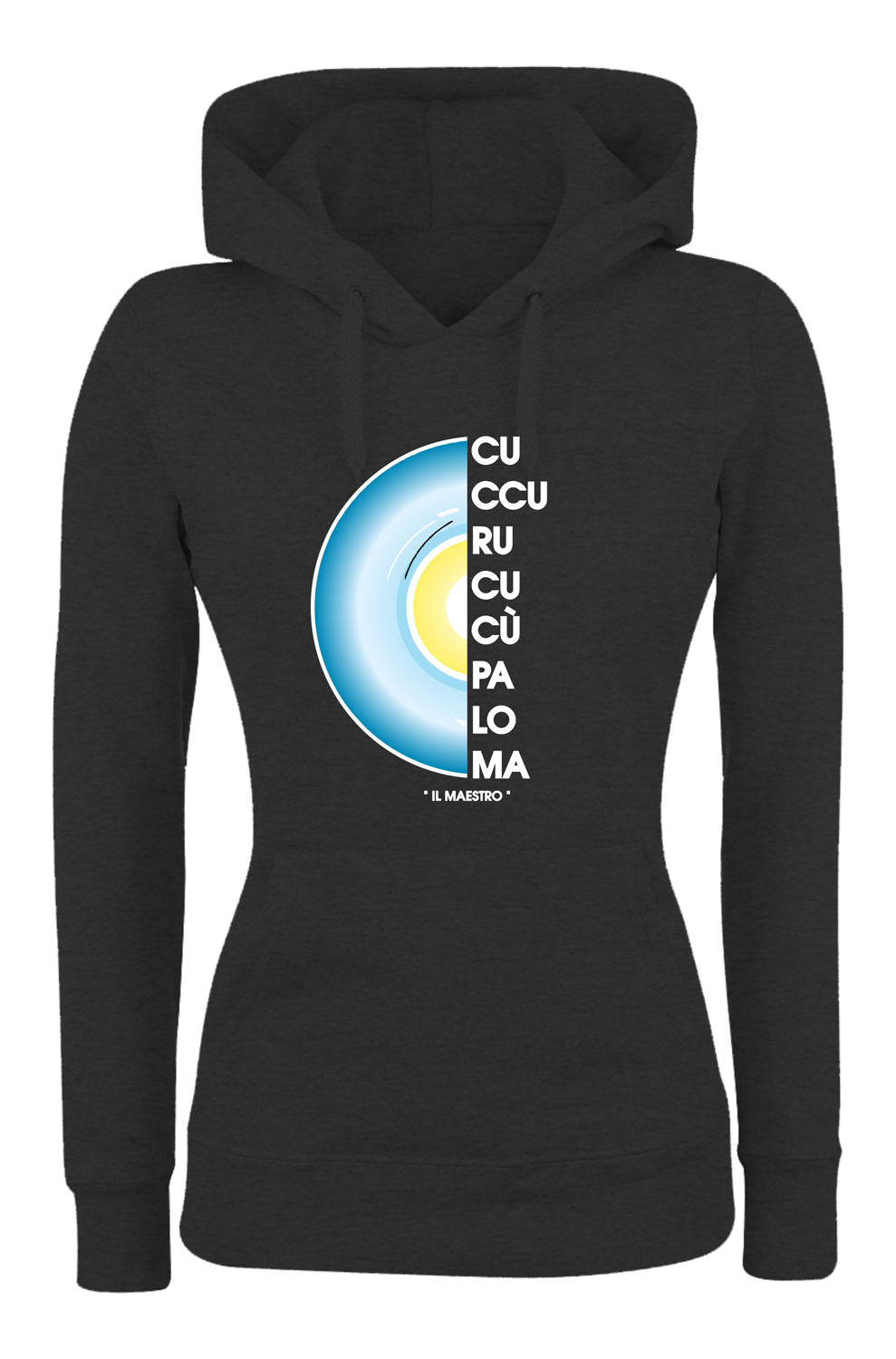 Felpa con cappuccio UOMO, DONNA & BAMBIN - IL MAESTRO - Super vestibilità Top qualità - Social Crazy