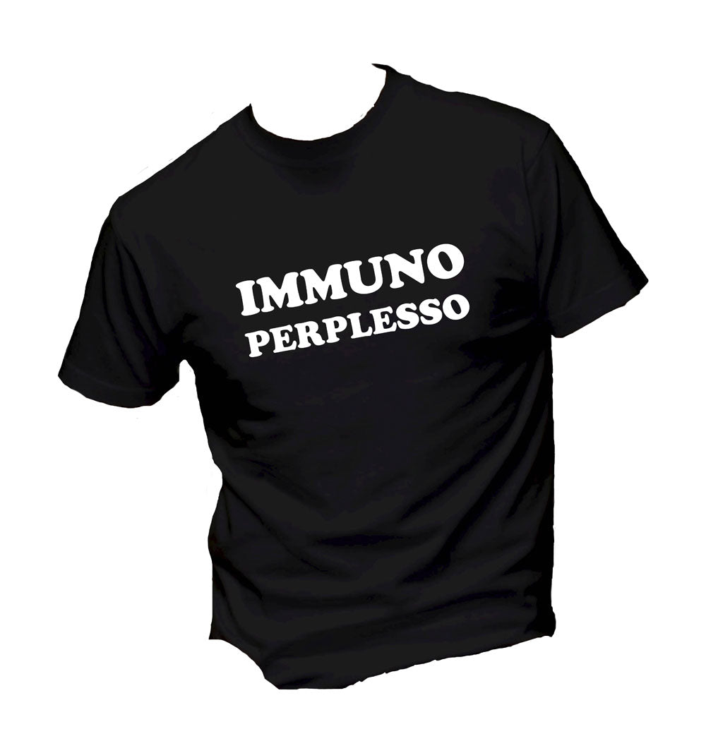 T-Shirt Uomo & Bambino - IMMUNO PERPLESSO - Maglietta Maglia Tshirt Super vestibilità Top qualità