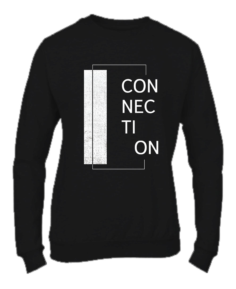 Felpa Girocollo UOMO, DONNA & BAMBIN - CONNECTION - Super vestibilità Top qualità