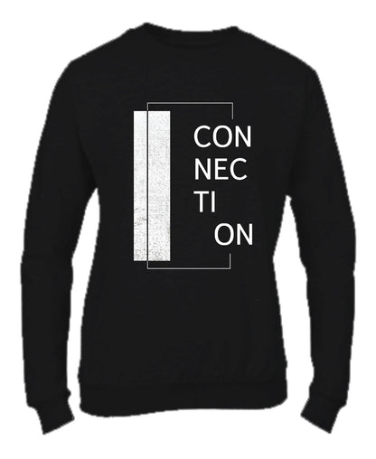 Felpa Girocollo UOMO, DONNA & BAMBIN - CONNECTION - Super vestibilità Top qualità