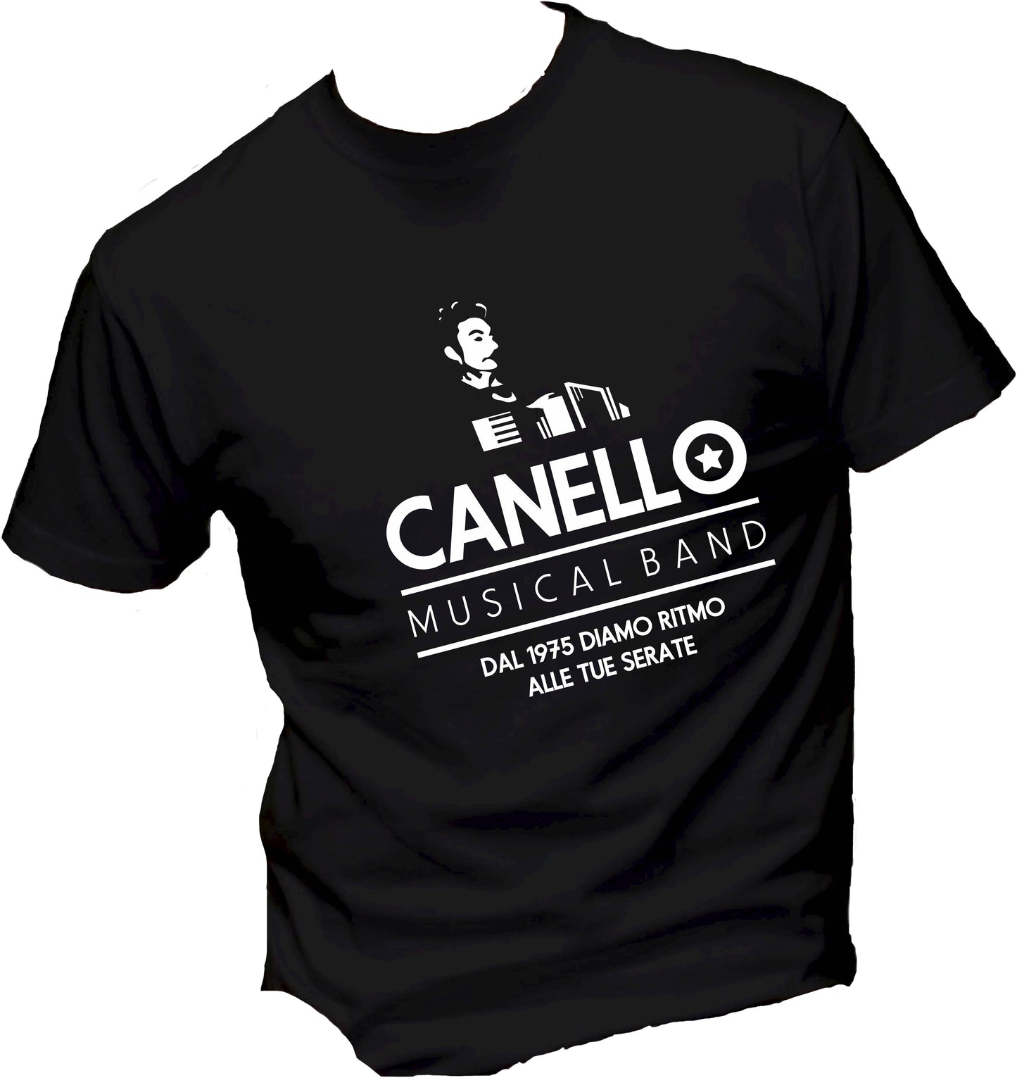 T-Shirt Uomo, Donna & Bambino - CANELLO MUSICAL BAND - Maglietta Maglia Tshirt Super vestibilità Top qualità