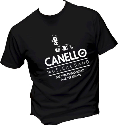 T-Shirt Uomo, Donna & Bambino - CANELLO MUSICAL BAND - Maglietta Maglia Tshirt Super vestibilità Top qualità