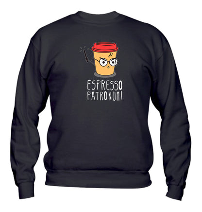 Felpa Girocollo UOMO, DONNA & BAMBIN - ESPRESSO PATRONUM - Super vestibilità Top qualità
