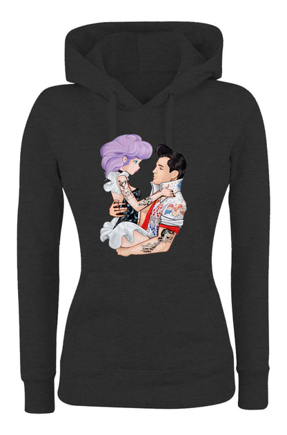 Felpa con cappuccio UOMO, DONNA & BAMBIN - ELVIS E CREAMY - Super vestibilità Top qualità