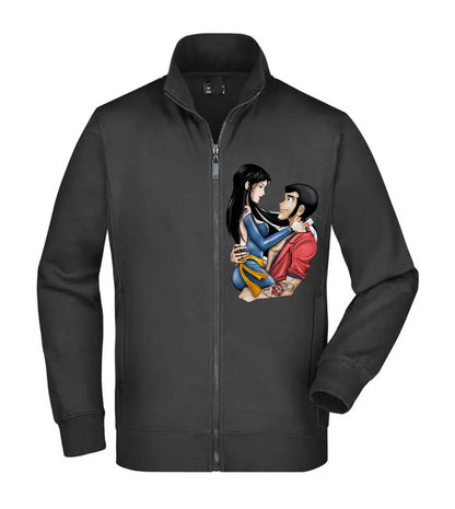 Felpa Unisex Full Zip - HITOMI E LUPIN - Super vestibilità Top qualità