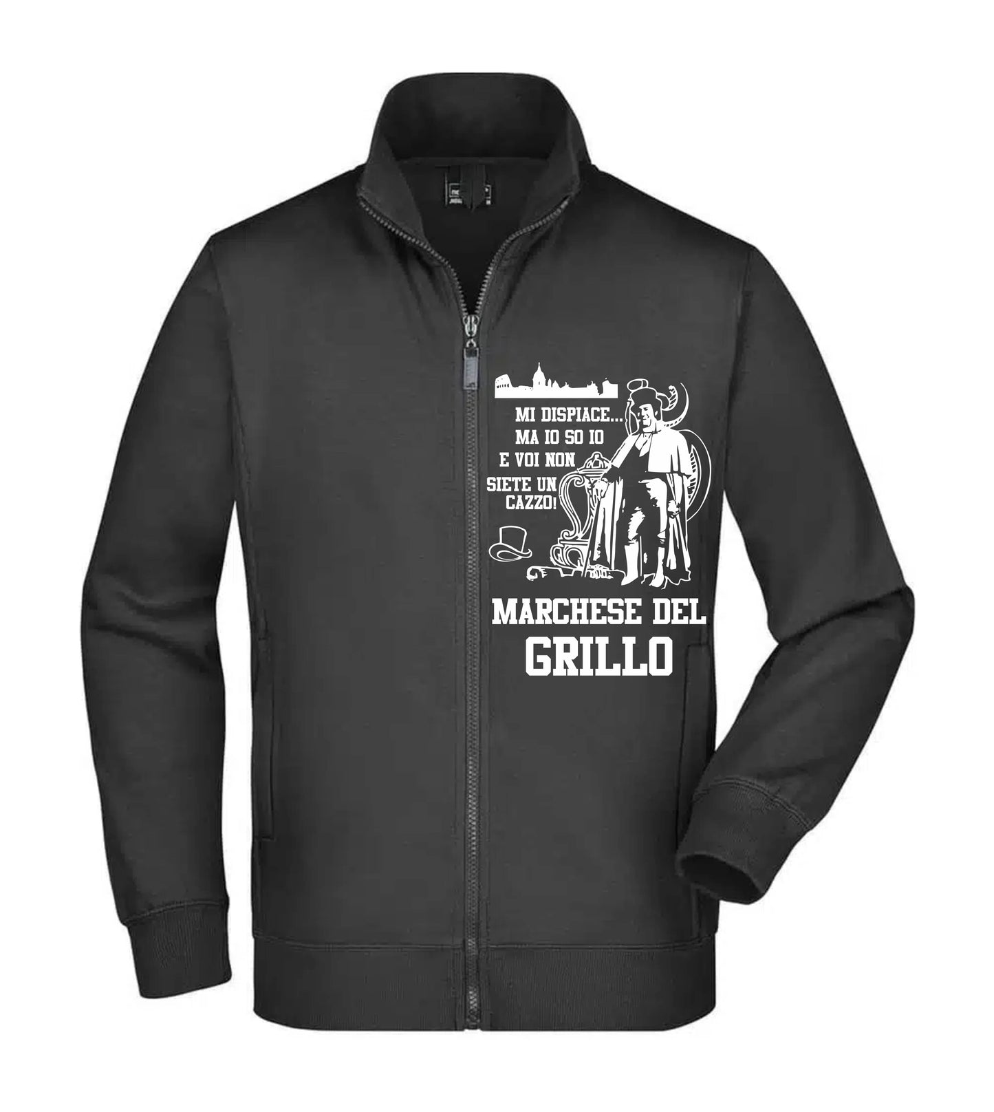 Felpa Unisex Full Zip - MARCHESE DEL GRILLO - Super vestibilità Top qualità