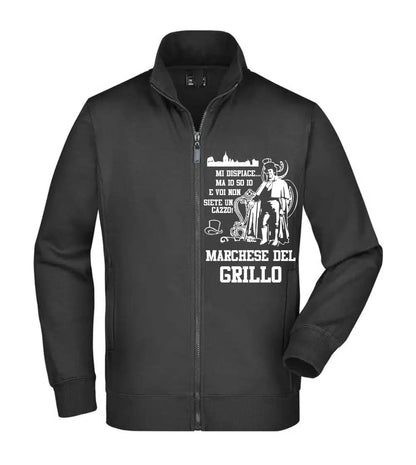Felpa Unisex Full Zip - MARCHESE DEL GRILLO - Super vestibilità Top qualità