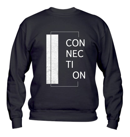 Felpa Girocollo UOMO, DONNA & BAMBIN - CONNECTION - Super vestibilità Top qualità