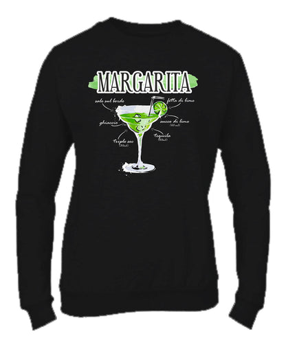 Felpa Girocollo UOMO, DONNA & BAMBIN - MARGARITA - Super vestibilità Top qualità