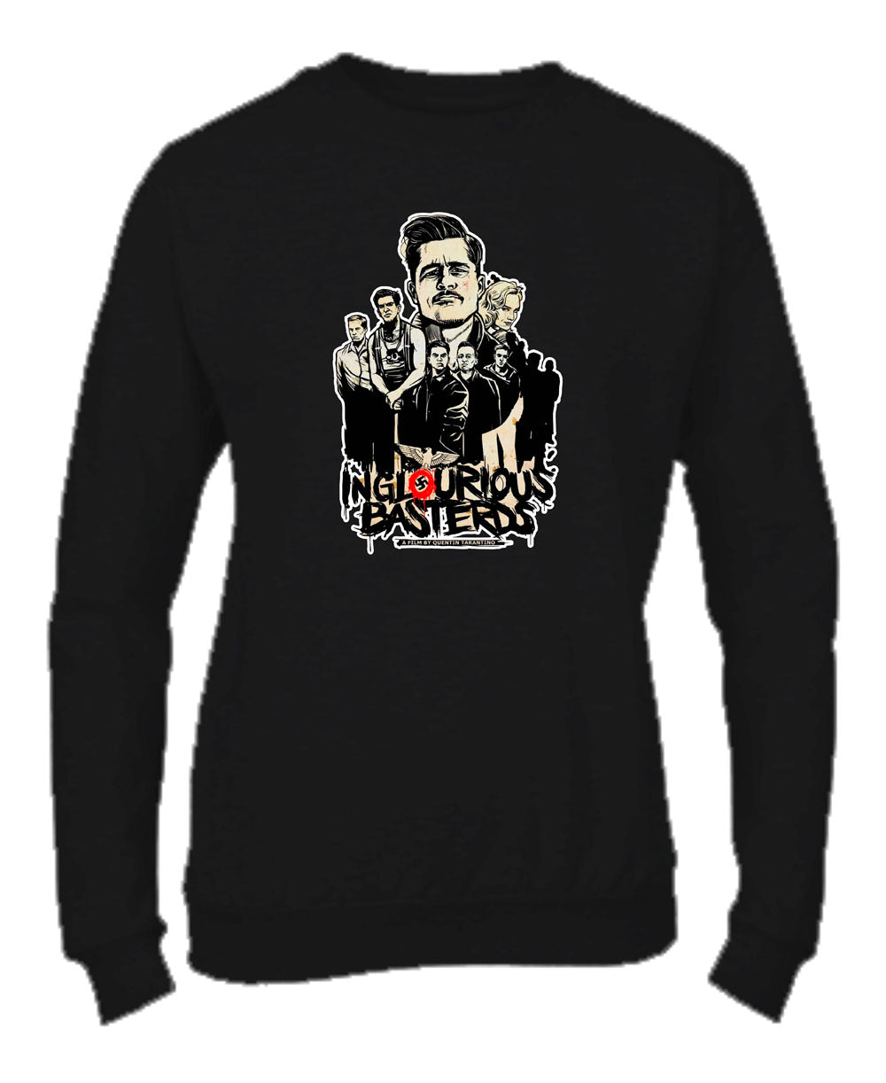 Felpa Girocollo UOMO, DONNA & BAMBIN - BASTARDI SENZA GLORIA - Super vestibilità Top qualità