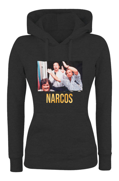 Felpa con cappuccio UOMO, DONNA & BAMBIN - NARCOS PERSONAGGI - Super vestibilità Top qualità